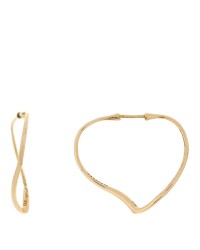 18K Yellow Gold Small Elsa Peretti Open Heart Hoop Earrings