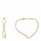 18K Yellow Gold Small Elsa Peretti Open Heart Hoop Earrings