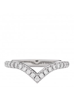 Platinum Diamond Soleste V Band Ring 45 3.25