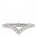 Platinum Diamond Soleste V Band Ring 45 3.25