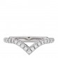 Platinum Diamond Soleste V Band Ring 45 3.25