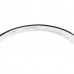 18K White Gold Diamond Narrow Tiffany Lock Half Pave Bangle Bracelet