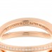18K Rose Gold Diamond Atlas X Narrow Ring 52 6