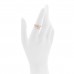 18K Rose Gold Diamond .20ct Double Bow Ring 53 6.25