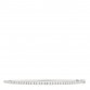 18K White Gold Diamond Metro Bangle Bracelet