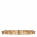 18K Rose Gold Ruby Atlas Pierced Hinged Bangle Bracelet