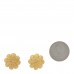 18K Yellow Gold Sea Urchin Earrings
