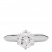 Platinum Diamond 1.03ct Solitaire Engagement Ring 45 3.5