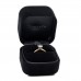 Platinum 18K Rose Gold Diamond .82ct Solitaire Engagement Ring 54 7