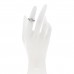 Platinum Diamond .70ct Couture Solitaire Ring 48 4.5