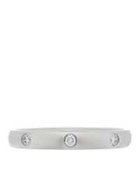 Platinum Diamond Tendrement Etoiles Wedding Band Ring 46 3.75
