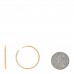 18K Yellow Gold Small Perlee Hoop Earrings
