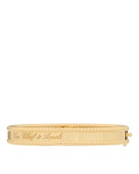 18K Yellow Gold Perlee Signature Bangle Bracelet XS