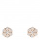 18K Rose Gold Diamond Fleurette Earrings