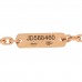 18K Rose Gold Mother Of Pearl Lucky Spring Plum Blossom Bracelet