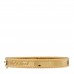 18K Yellow Gold Perlee Signature Bangle Bracelet XS