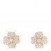 18K Yellow Gold Diamond Medium Cosmos Clip-On Earrings