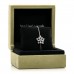 18K White Gold Diamond Mini Lotus Openwork Bracelet