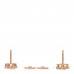 18K Rose Gold Diamond Fleurette Earrings