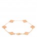 18K Rose Gold 6 Motifs Sweet Alhambra Bracelet