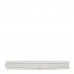 18K White Gold Diamond Perlee 3-Row Bangle Bracelet L
