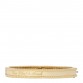 18K Yellow Gold Perlee Signature Bangle Bracelet M