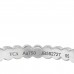 18K White Gold Small Perlee Ring 55 7.25