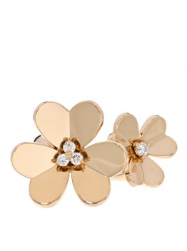 18K Yellow Gold Diamond Frivole Between The Finger Ring 52 6