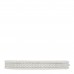 18K White Gold Diamond Perlee 3-Row Bangle Bracelet L