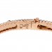 18K Rose Gold Diamond Perlee Sweet Clovers Bracelet L