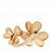 18K Yellow Gold Diamond Frivole Between The Finger Ring 52 6