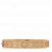 18K Rose Gold Diamond Perlee Clovers Bangle Bracelet M