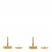 18K Yellow Gold Black Onyx Sweet Alhambra Earrings