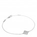 18K White Gold Diamond Sweet Alhambra Bracelet