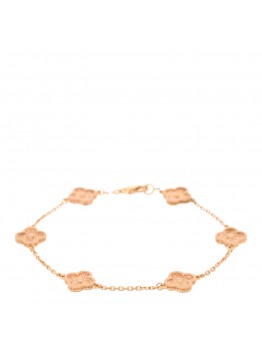 18K Rose Gold 6 Motifs Sweet Alhambra Bracelet