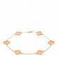 18K Rose Gold 6 Motifs Sweet Alhambra Bracelet