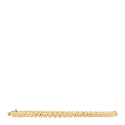 18K Yellow Gold Perlee Pearls of Gold Bracelet L