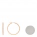 18K Rose Gold Small Perlee Hoop Earrings