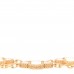 18K Yellow Gold Mother of Pearl 5 Motifs Vintage Alhambra Bracelet