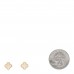 18K Yellow Gold Mother of Pearl Sweet Alhambra Earrings