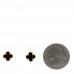 18K Yellow Gold Black Onyx Sweet Alhambra Earrings