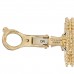 18K Yellow Gold Carnelian Vintage Alhambra Earrings