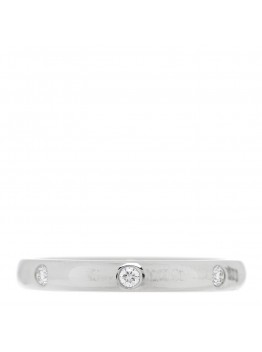 Platinum Diamond Tendrement Etoiles Wedding Band Ring 48 4.5