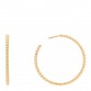 18K Yellow Gold Small Perlee Hoop Earrings