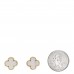18K Yellow Gold Mother of Pearl Vintage Alhambra Earrings