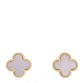 18K Yellow Gold Mother of Pearl Sweet Alhambra Earrings
