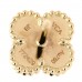 18K Yellow Gold Black Onyx Sweet Alhambra Earrings