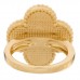18K Yellow Gold Mother of Pearl Magic Alhambra Ring 52 6