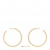 18K Yellow Gold Small Perlee Hoop Earrings