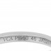Platinum Diamond Tendrement Etoiles Wedding Band Ring 46 3.75